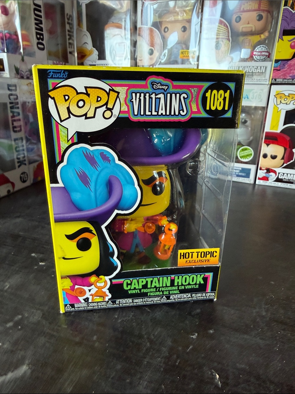 Funko Disney Villains Captain Hook (Hot Topic Exclusive) - Purple & Yellow